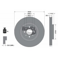 BDS2054 BENDIX Braking Гальмівний диск