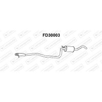 FD30003 VENEPORTE Середній глушник вихлопних газів