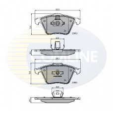 CBP01607 COMLINE Комплект гальмівних колодок дисковий гальм