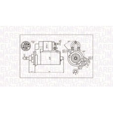 063720713010 MAGNETI MARELLI Стартер