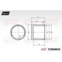 72960042 MAXTECH Поршень корпус скоби гальма