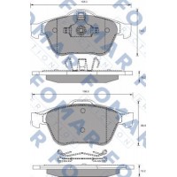 FO 686481 FOMAR Friction Комплект гальмівних колодок дисковий гальм