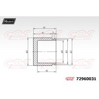 72960031 MAXTECH Поршень корпус скоби гальма