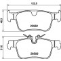MDB4295 MINTEX Комплект гальмівних колодок дисковий гальм