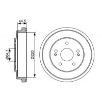 0 986 477 147 BOSCH Гальмівний барабан