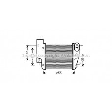 AIA4304 AVA QUALITY COOLING Интеркулер
