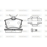 P3633.50 WOKING Комплект гальмівних колодок дисковий гальм
