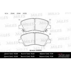 E500036 MILES КомплеК т гальмівних колодок, дискове гальмо