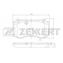 BS-2164 ZEKKERT КомплеК т гальмівних колодок, дискове гальмо