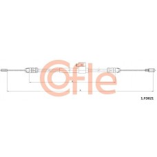 92.1.FD021 COFLE Тросик, cтояночный тормоз