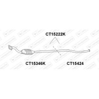 CT15424 VENEPORTE Ремонтна трубка каталізатор