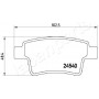 PP-0603AF JAPANPARTS Комплект гальмівних колодок дисковий гальм