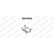 BW10042 VENEPORTE Глушник вихлопних газів кінцевий