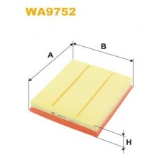 WA9752 WIX FILTERS Повітряний фільтр