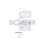 181656-700 ICER Комплект гальмівних колодок дисковий гальм