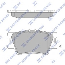 SP2081A Hi-Q Комплект гальмівних колодок дисковий гальм