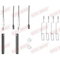 109-1280X QUICK BRAKE Комплектуючі колодки дискового гальма