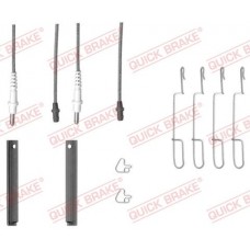 109-1280X QUICK BRAKE Комплектуючі колодки дискового гальма