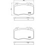 FK20125 KAISHIN Комплект гальмівних колодок дисковий гальм