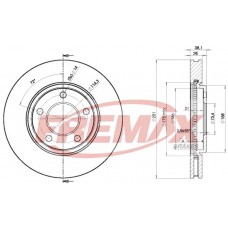 BD3002 FREMAX BRAKE DISC HIGH CARBON
