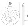 8DD 355 109-471 HELLA PAGID Гальмівний диск