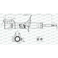 SAB8503.11 OPEN PARTS Амортизатор