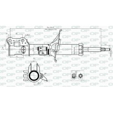 SAB8503.11 OPEN PARTS Амортизатор