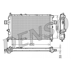 DRM20018 DENSO Радіатор охолодження двигуна