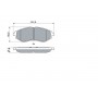 0 986 424 818 BOSCH Комплект гальмівних колодок дисковий гальм