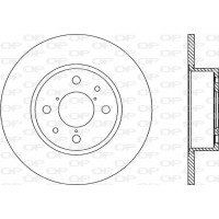 BDA1137.10 OPEN PARTS Гальмівний диск