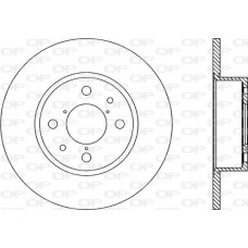 BDA1137.10 OPEN PARTS Гальмівний диск