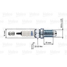 246852 VALEO Свічка запалювання