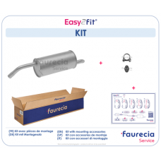 FS30135 Faurecia Глушник вихлопних газів кінцевий