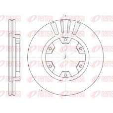 61239 10 KAWE Гальмівний диск