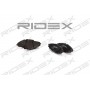 402B0143 RIDEX Комплект гальмівних колодок дисковий гальм