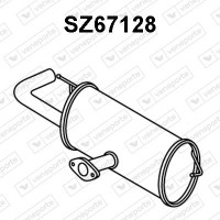 SZ67128 VENEPORTE Глушник вихлопних газів кінцевий