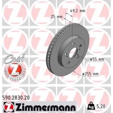 590.2830.20 ZIMMERMANN Гальмівний диск