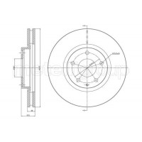 23-1455C METELLI Гальмівний диск