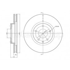 23-1455C METELLI Гальмівний диск