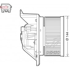 DEA05005 DENSO Вентилятор салону