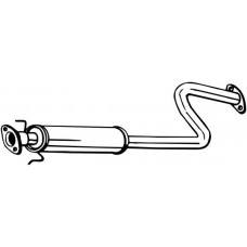 278-111 BOSAL Середній глушник вихлопних газів