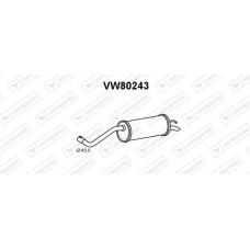 VW80243 VENEPORTE Глушник вихлопних газів кінцевий