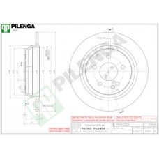 5901 PILENGA Гальмівний диск