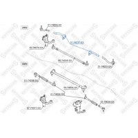 51-74037-SX STELLOX Наконечник поперечної кермової тяги