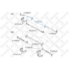 51-74037-SX STELLOX Наконечник поперечної кермової тяги