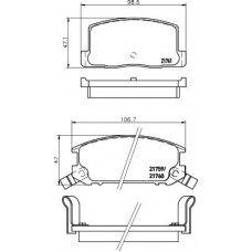 8DB 355 028-991 HELLA КомплеК т гальмівних колодок, дискове гальмо