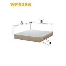 WP9356 WIX FILTERS Фільтр повітря у внутрішньому просторі