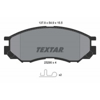 2329002 TEXTAR КомплеК т гальмівних колодок, дискове гальмо