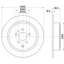 MDC838 MINTEX Гальмівний диск