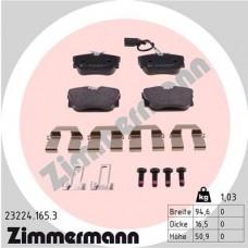 23224.165.3 ZIMMERMANN Комплект гальмівних колодок дисковий гальм